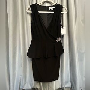Clearance NWT Jackie Jon New York wedding guest evening formal dress black $80